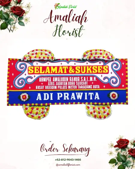 Papan Bunga Ucapan Selamat Madigondo